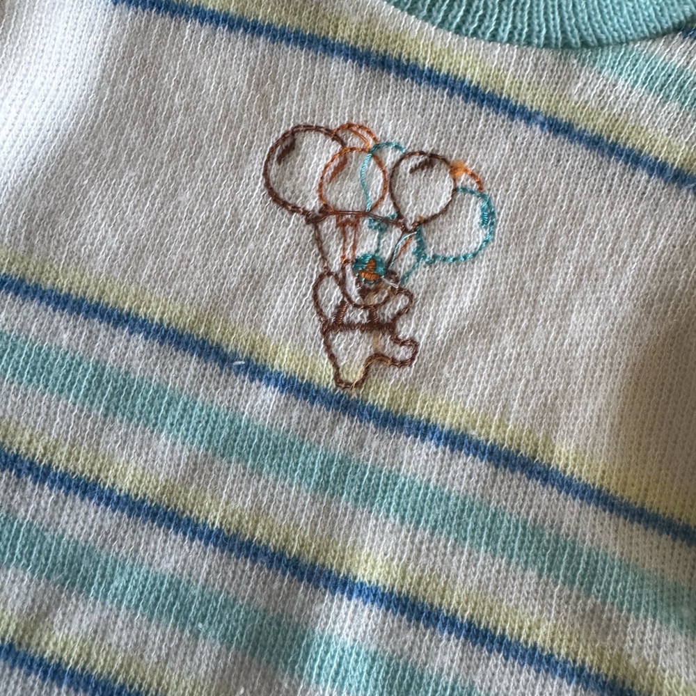Vintage‎ Striped Sweater with Bear Design - Picture 2 of 5